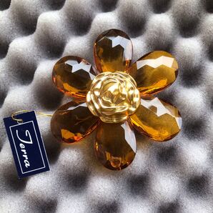 ブローチ 花 フラワー ヴィンテージ