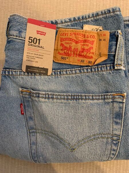 Levi's 501 Original W32 L32 未使用
