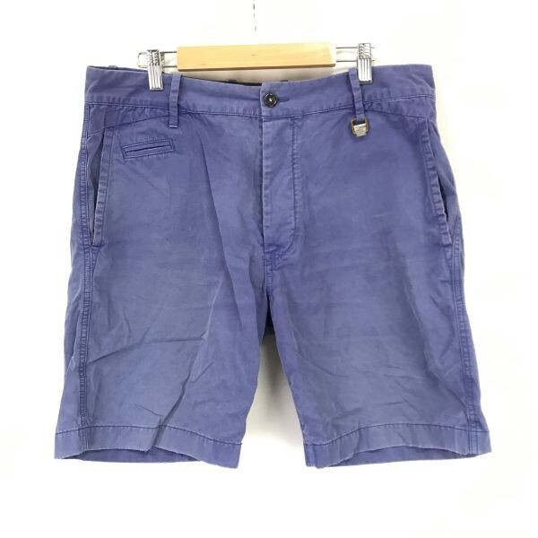 ディーゼル/DIESEL★ハーフパンツ【メンズW33/股下22cm/薄紫】ショートパンツ/Pants/Trouser◆TBH928
