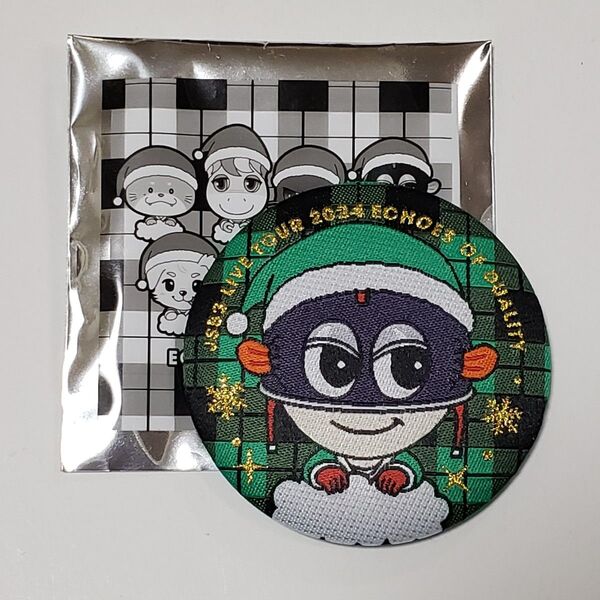 三代目JSB 山下健二郎 刺繍缶バッジ LIVE TOUR 2024 ECHOES OF DUALITY グッズ 3JSB LDH