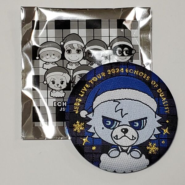 三代目JSB OMI 登坂広臣 刺繍缶バッジ TOUR 2024 ECHOES OF DUALITY グッズ 3JSB LDH