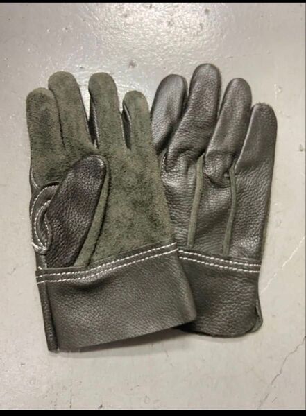 家具屋さんのお裾分けで作った高級カワテ 革手袋 10双セット