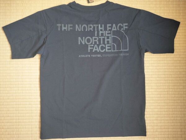 新品/半袖/Tシャツ/ノースフェイス/THE NORTH FACE/黒/NT32585/アウトドア/バックプリント