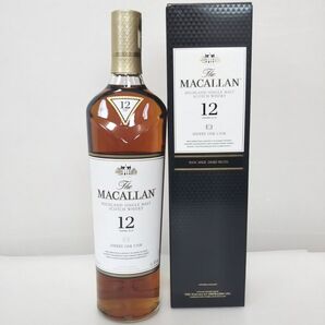 未開栓 MACALLAN 12年 シェリーオークカスク 700ml 40%