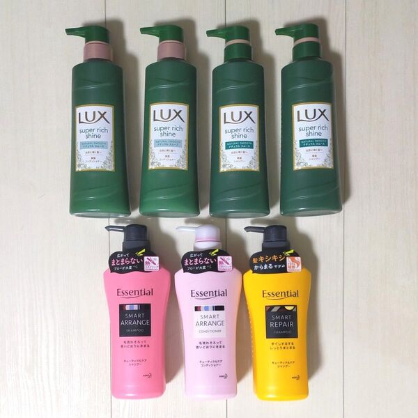 【激安★即購入OK】エッセンシャル Lux ラックス シャンプー コンディショナー まとめ売り 日用品 詰め合わせ 大量