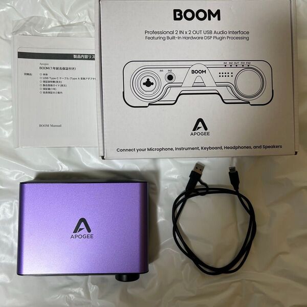 APOGEE BOOM オーディオインターフェイス アポジー ブーム