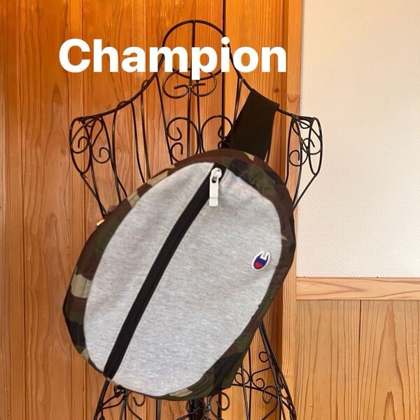 Champion チャンピオン ボディバック ウエストバック カモフラ 迷彩 カモフラージュ バッグ