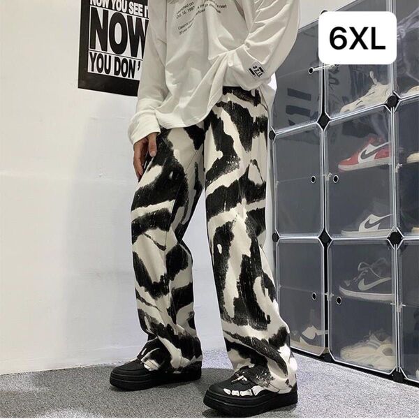 メンズ ワイドパンツ メンズパンツ 総柄シャツ スポーツ 長ズボン 春 秋 JPCS025