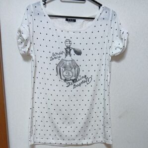 イングTシャツ 水玉柄 レディース