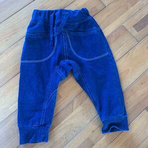 デニム風パンツ 95サイズ相当 ブルー系 ベビー キッズ 子供服 パンツ 夏服