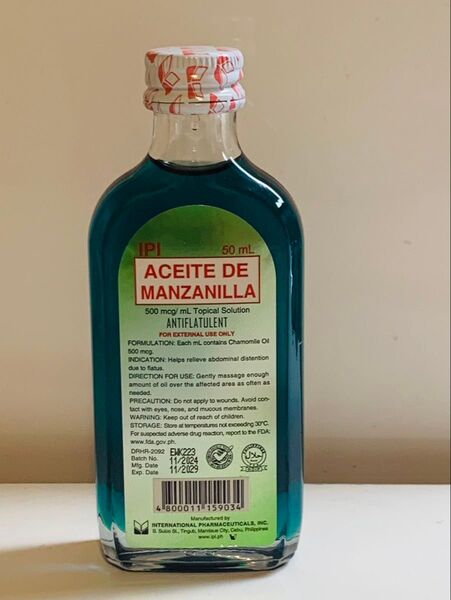ACEITE DE MANZANILLA OIL 50ml
