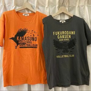 ハイキュー Tシャツ 2点セット 烏野 梟谷 TO THE TOP タカラトミーアーツ