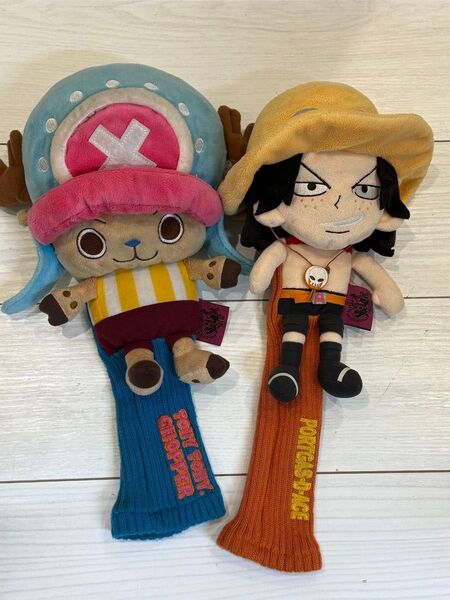 ONEPIECE ワンピース ヘッドカバー まとめ売り チョッパー エース アイアン ウッド ドライバー