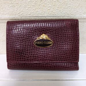 Piero Guidi キーケース ボルドー