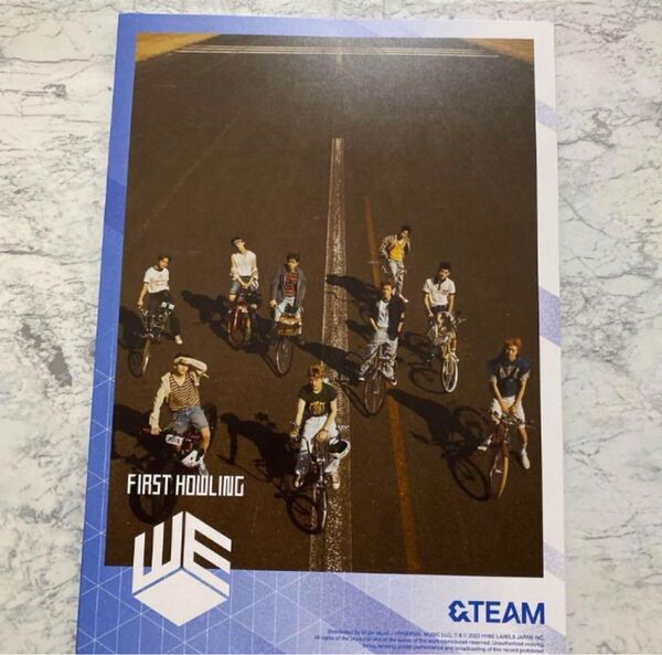 01 &TEAM CD First Howling : WE K ニコラス JO フウマ ユウマ ハルア タキ マキ ウィジュ