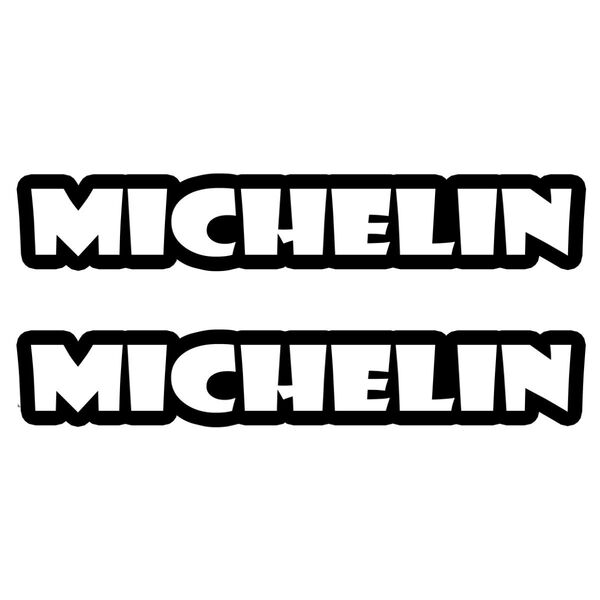 (C01)カッティングシート MICHELIN ミシュラン 2枚セット ステッカー
