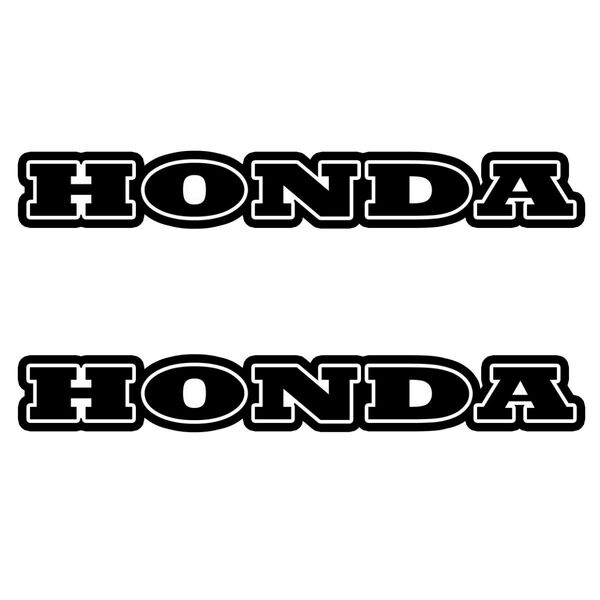 (D07) カッティングシート HONDA ホンダ 2枚セット ステッカー