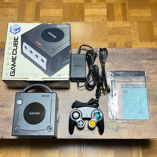 ゲームキューブ GAMECUBE ブラック 本体 箱セット 動作品 ⑤