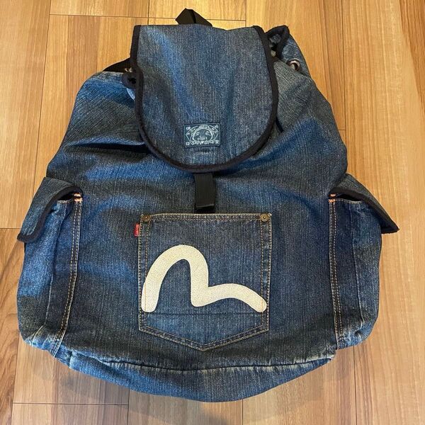 EVISU リュック カモメ刺繍 バックパック エヴィス エビス
