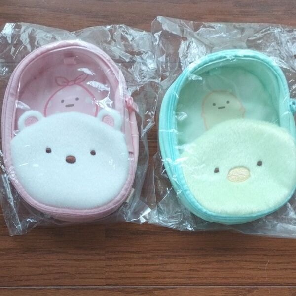 新品 すみっコ大好きシリーズ ぬいぐるみポーチ セット