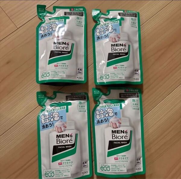 メンズビオレ 薬用アクネケア 泡洗顔料 泡タイプ洗顔 泡で出るタイプ つめかえ用 詰め替え 洗顔料 花王