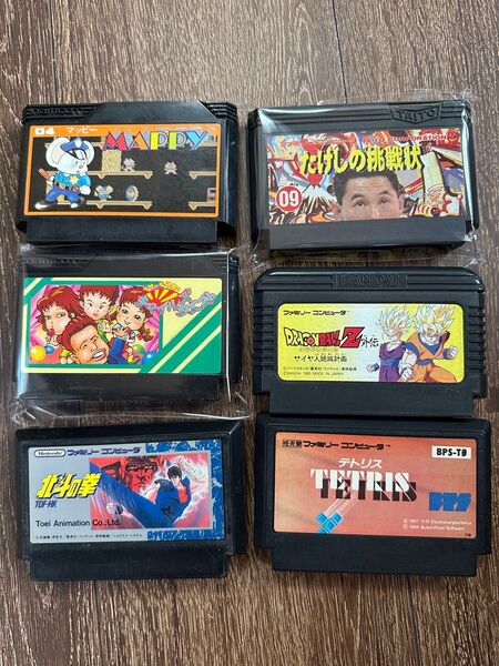 ファミコンソフト6本セット まとめ売り