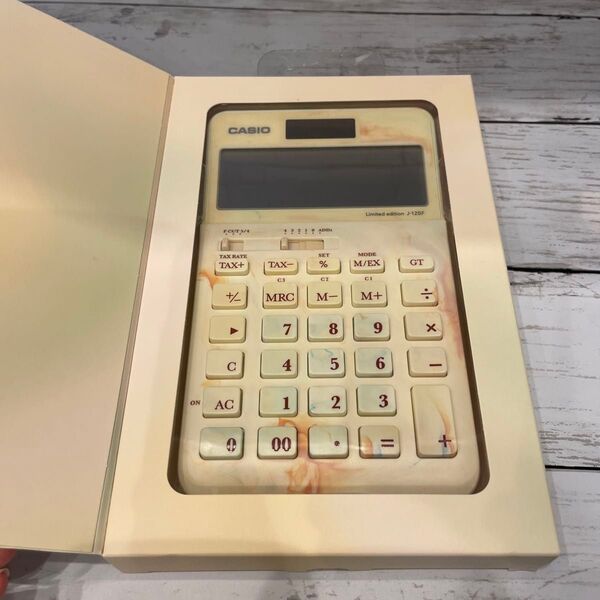 CASIO× CULTURAL LAB. カシオ 電卓 マーブル 可愛い