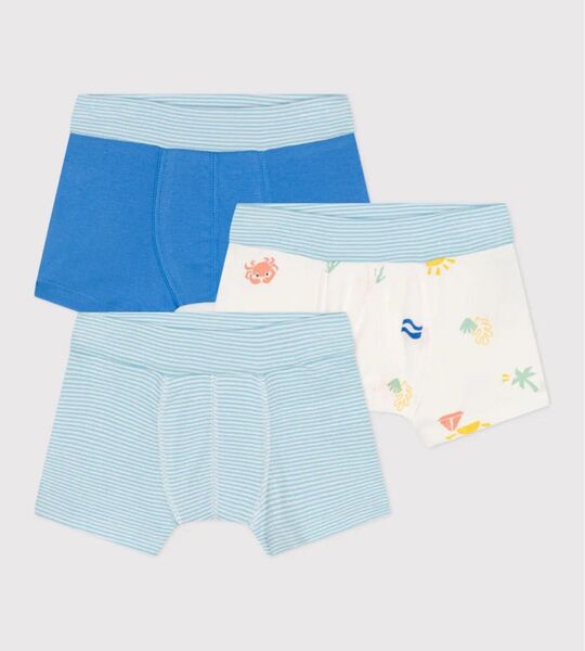 プチバトー インナー トランクス 3枚セット パンツ 6ans 116㎝ 新品
