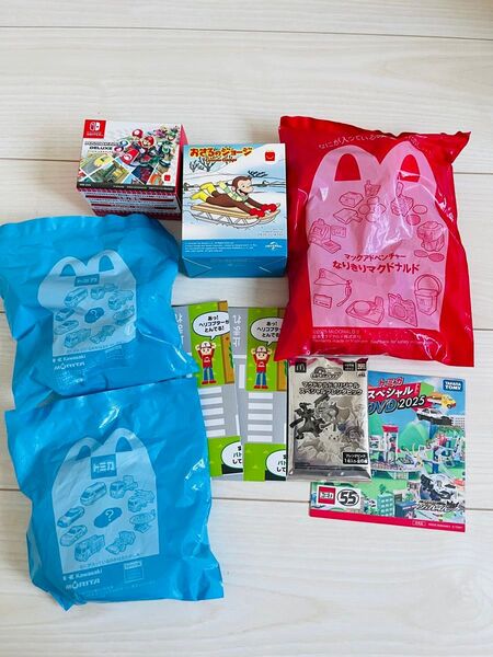 マクドナルド ハッピーセット マリオ なりきり ジョージ ポケモン トミカ未使用