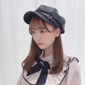 ハニーシナモン Honey Cinnamon ビジューハートバックルキャスケット 帽子 紫外線対策