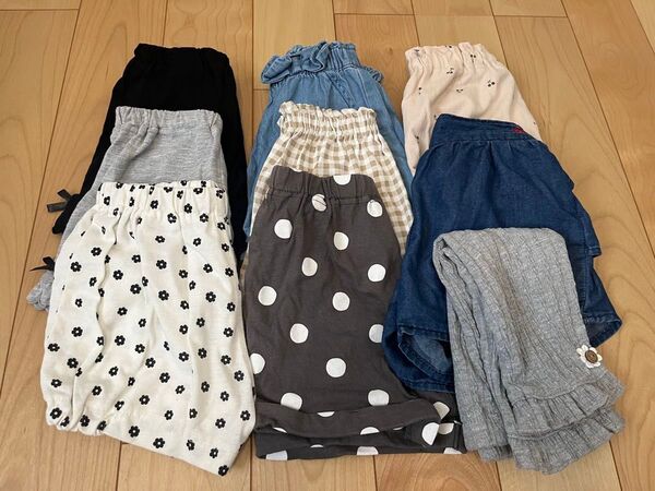 まとめ売り 女の子 半ズボン 90cm