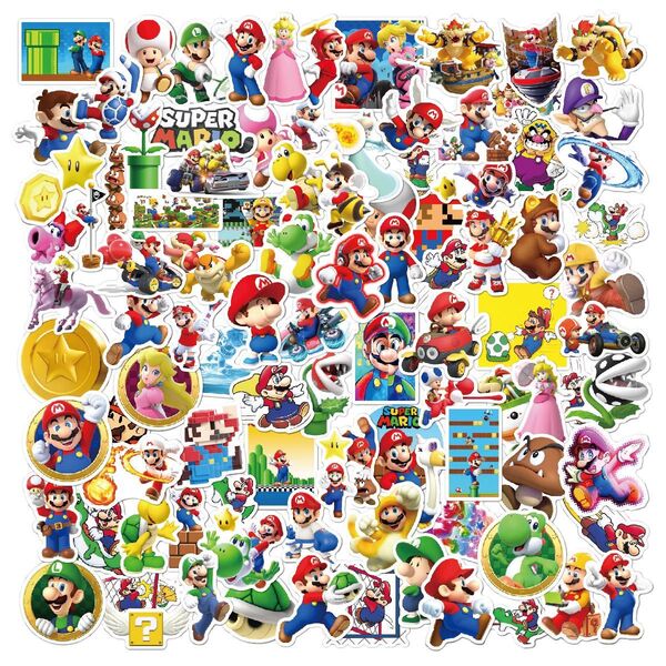 キャラクターステッカー、シール100枚