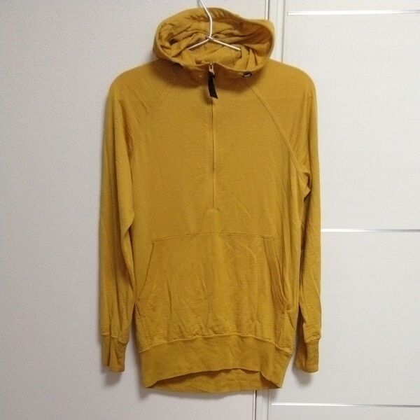 山と道 メリノ フーディ ハーフジップ パーカー 100% Merino xs