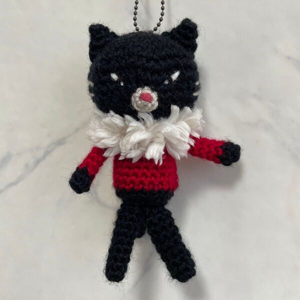 あみぐるみ ねこキーホルダー