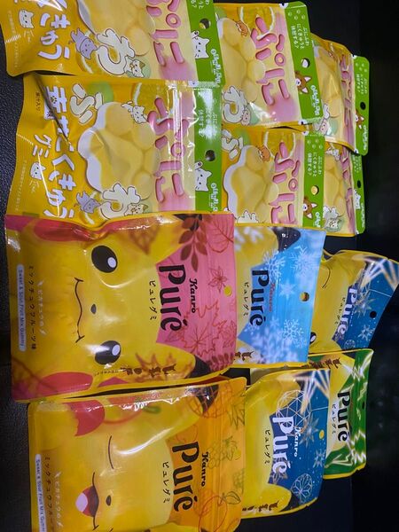 ピュレグミ 幸せ にくきゅう 肉球 グミ ピカチュウ レモン フルーツ まとめ売り