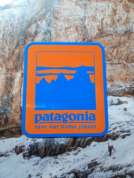パタゴニア patagonia ステッカー☆オレンジ