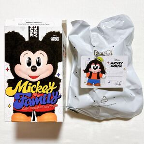 POPMART ディズニー ミッキーファミリー グーフィ ぬいぐるみキーチェーン