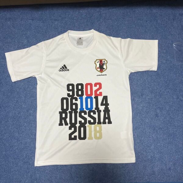 2018ロシアワールドカップ日本代表突破記念Tシャツ アディダス JFA