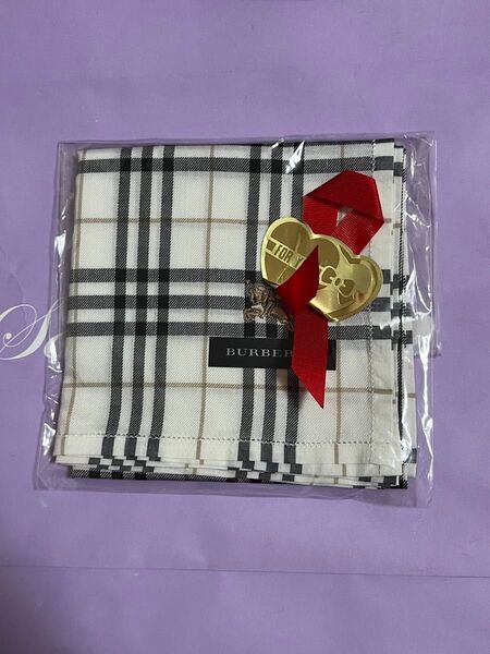 【新品未開封】バーバリー BURBERRY ハンカチ スカーフ