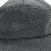 ★Borsalino ボルサリーノ キャップ Ｌ 58cm CAP スエードタッチ カーフスエード グレー アポロキャップ 帽子 サイズ調整_画像2