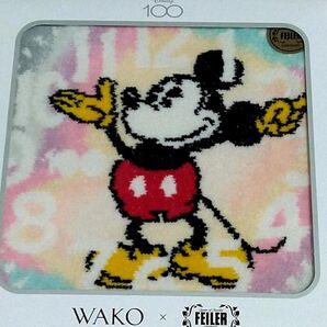 ☆ フェイラー 和光 コラボ 新品 ハンカチ ミッキー ディズニー ケース付