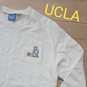 美品 UCLA 胸元刺繍ロゴ トレーナー ムラサキスポーツ購入 スウェット