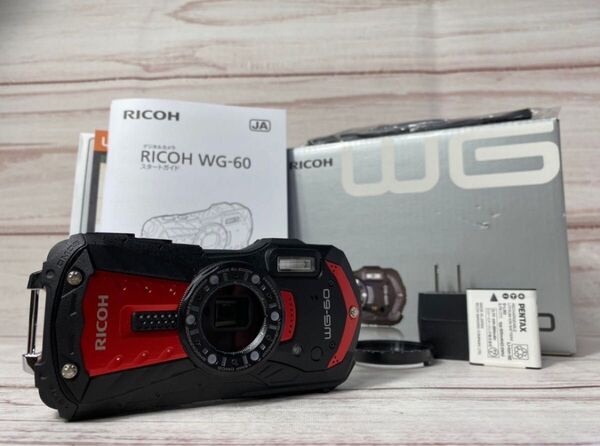 RICOH リコー WG-60 レッド