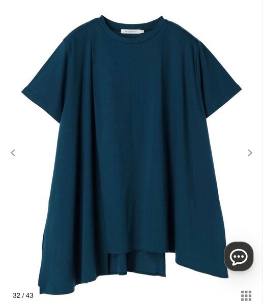 アメリカンホリック キレイcotton切替ヘムカットチュニック