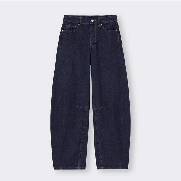 GU パレルレッグジーンズ XXL ネイビー