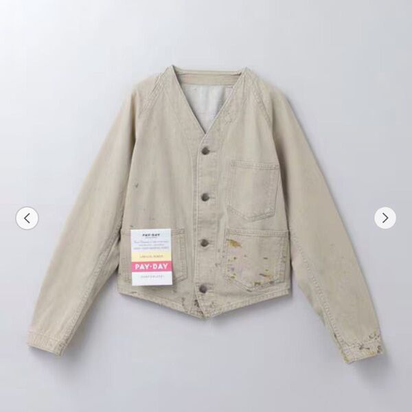 【別注】<PAYDAY × 6(ROKU)>ENGINEER JACKET 25SS BEIGE/ジャケット