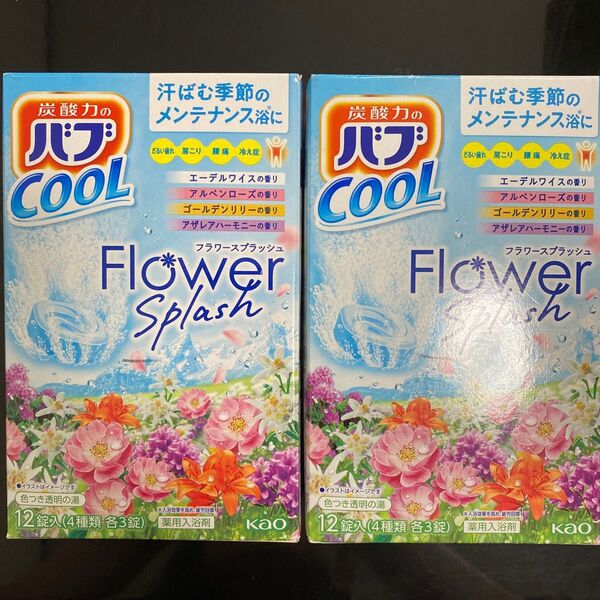 バブ クール フラワースプラッシュ12錠×2箱