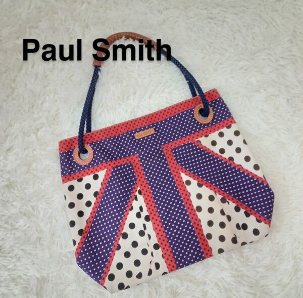 Paul Smith ポールスミス トートバッグ ドット柄 水玉模様