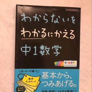 中学1年生 数学 参考書 わからないをわかるにかえる