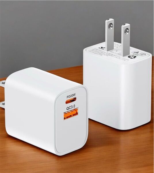 【新品・匿名配送・即購入可】 急速充電器 スマホ充電器 USB USB-C 電源アダプター 20W